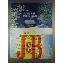 1980 J&B Scotch Ad - Give J&B. It Whispers.