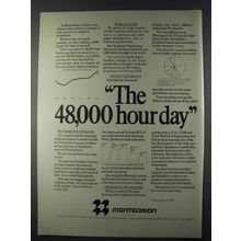 1980 Montedison Chemicals Ad - The 48,000 Hour Day