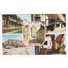 Hastings East Sussex Multiview Postcard 11329