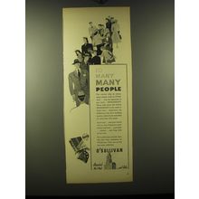 1948 O'Sullivan Heels Ad - So many many people