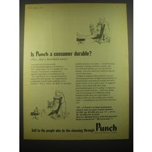 1966 Punch Magazine Ad - Is Punch a consumer durable?