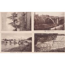 Echternach Pont De La Sure Adolphe Eglise Paroissiale 4x Luxembourg Postcard s