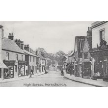 Tea Rooms Cafe High Street Hornchurch Essex Postcard