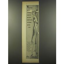 1956 Henri Bendel Fashion Ad - Young-timers hail the roof-dining season