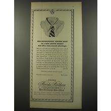 1956 Brooks Brothers Clothing Ad - Our Brooksweave Oxford shirt