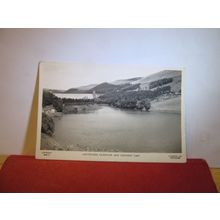 LADYBOWER RESERVOIR & DERWENT DAM, Co. DURHAM unused postcard RP by Lilywhite =