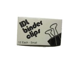 3/8" Capacity Binder Clips Small 12 in one Box