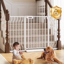 Mom'S Choice-Grownsy Baby Gate for Stairs, 29.5"-48.4" Pressure Mounted Baby Gat