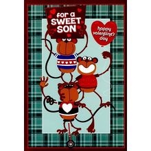 For A Sweet Son - Valentine's Greeting Card - 22464