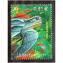 FRA 2002 41c 'ANIMALS -TURTLE' FINE USED (EBID10914)