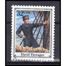 2975g 32c David Farragut Fine MNH V2373