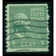 Used 839 1c George Washington Barely Clears M08803