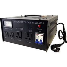 ESTABILIZADOR DE CORRIENTE REGULA Y TRANSFORMA DE 220V A 110V 110 A 220V 2000W