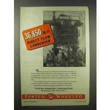 1945 Foster Wheeler Direct Flow Condenser Ad