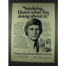 1978 Vantage Cigarettes Ad - What I'm Doing About It