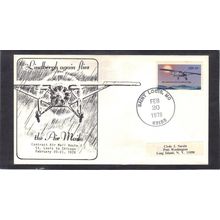 Event Lindbergh Again Flies 1710 Spirit of St. Louis (Unkn Cachet-Label/A) CV008
