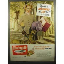 1951 Rheingold Beer Ad - Elise Gammon - Shopping