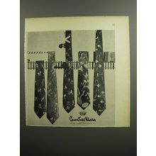1952 Countess Mara NeckTies Ad - Five Different Styles