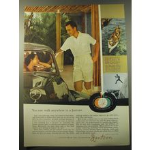 1960 Jantzen Fashion Ad - Bob Cousy, Art Pinder, Warren Miller and Frank Gifford