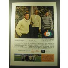 1960 Jantzen Fashion Advertisement - Frank Gifford, Warren Miller and Bud Palmer