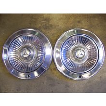 1965 DODGE HUBCAPS WHEEL COVERS 14" (2) CORONET POLARA