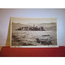 ISOLA PESCATORI, LAGO MAGGIORE, ITALY unused antique postcard =