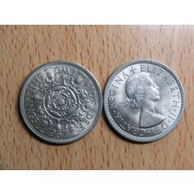 GB 1967 Elizabeth II Florin 2/- Two Shillings Coin High Grade A/U