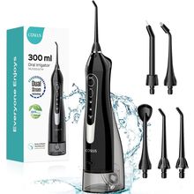COSLUS Water Dental Flosser Teeth Pick: Portable Cordless Oral Irrigator 300ML R