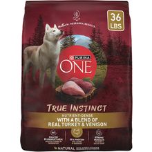 Purina ONE True Instinct with a Blend of Real Turkey and Venison Dry Dog Food -