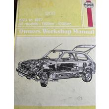 Honda Civic 1200, 73-77, Haynes Owners Workshop Manual