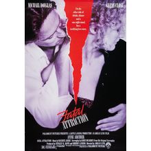 Fatal Attraction (1987)_0 Movie Film Poster Canvas iconic design