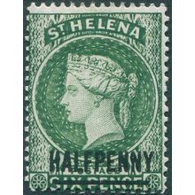 St Helena 1893 ½d. green SG36 unused