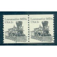 1897A 2c Locomotive Fine MNH Dry Gum CNP Left 4 W0435