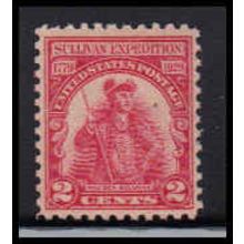 657 2c General John Sullivan Fine MNH O1607