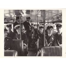 Ravenscourt Park School Trip in 1934 at Train Station London Museum Postcard