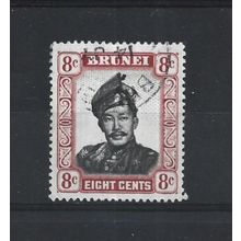 Brunei.SG105 8c Sultan Omar Ali Saifuddin.Fine Used.Aug25s