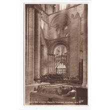 South Side of Choir Hereford Cathedral Postcard R76