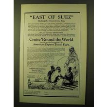 1923 American Express Travel Dept. Ad - East of Suez