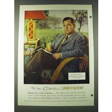 1948 Lord Calvert Whiskey Ad - Mr. Fulton Lewis, Jr.