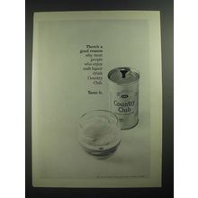1965 Country Club Malt Liquor Ad - There's a Good Reason