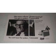1967 SCM Coronastat Copier Ad - Me Worry About?