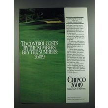 1986 Rhone-Poulenc Chipco 26019 Ad - To Control Costs By The Numbers