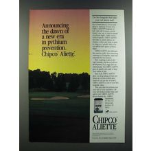 1986 Rhone-Poulenc Chipco Aliette Ad - The Dawn of a New Era