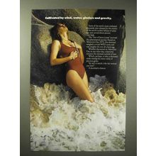 1990 De Beers Diamond Ad - Cultivated by Wind, Water