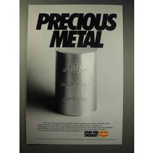 1990 Del Monte Canned Food Ad - Precious Metal