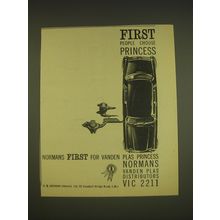 1963 Normans Vanden Plas Princess Ad - First people choose Princess