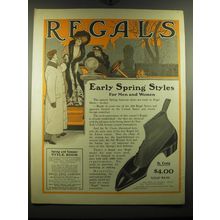 1908 Regal St. Croix Style 9FP5 Shoe Ad - Regals Early Spring Styles for Men