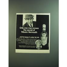 1969 Tribuno Vermouth Ad - Only one man knows the secret of Tribuno Vermouth