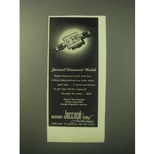 1948 Mermod Jaccard King Watch Advertisement - Jaccard Diamond Watch