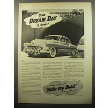 1950 Buick Special Car Ad - Your Dream Day is here!